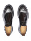 Туфли из гладкой кожи на шнуровке LARDINI  –  Обтравка4