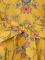 Платье-миди из шелка с узором A La Russe  –  Деталь