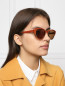 Солнцезащитные очки в пластиковой оправе Oliver Peoples  –  МодельОбщийВид