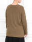 Пуловер свободного кроя с v-образным вырезом Marina Sport  –  Модель Верх-Низ1