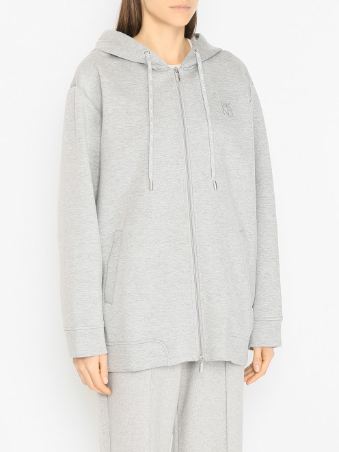 Толстовка на молнии с капюшоном  Weekend Max Mara - МодельВерхНиз