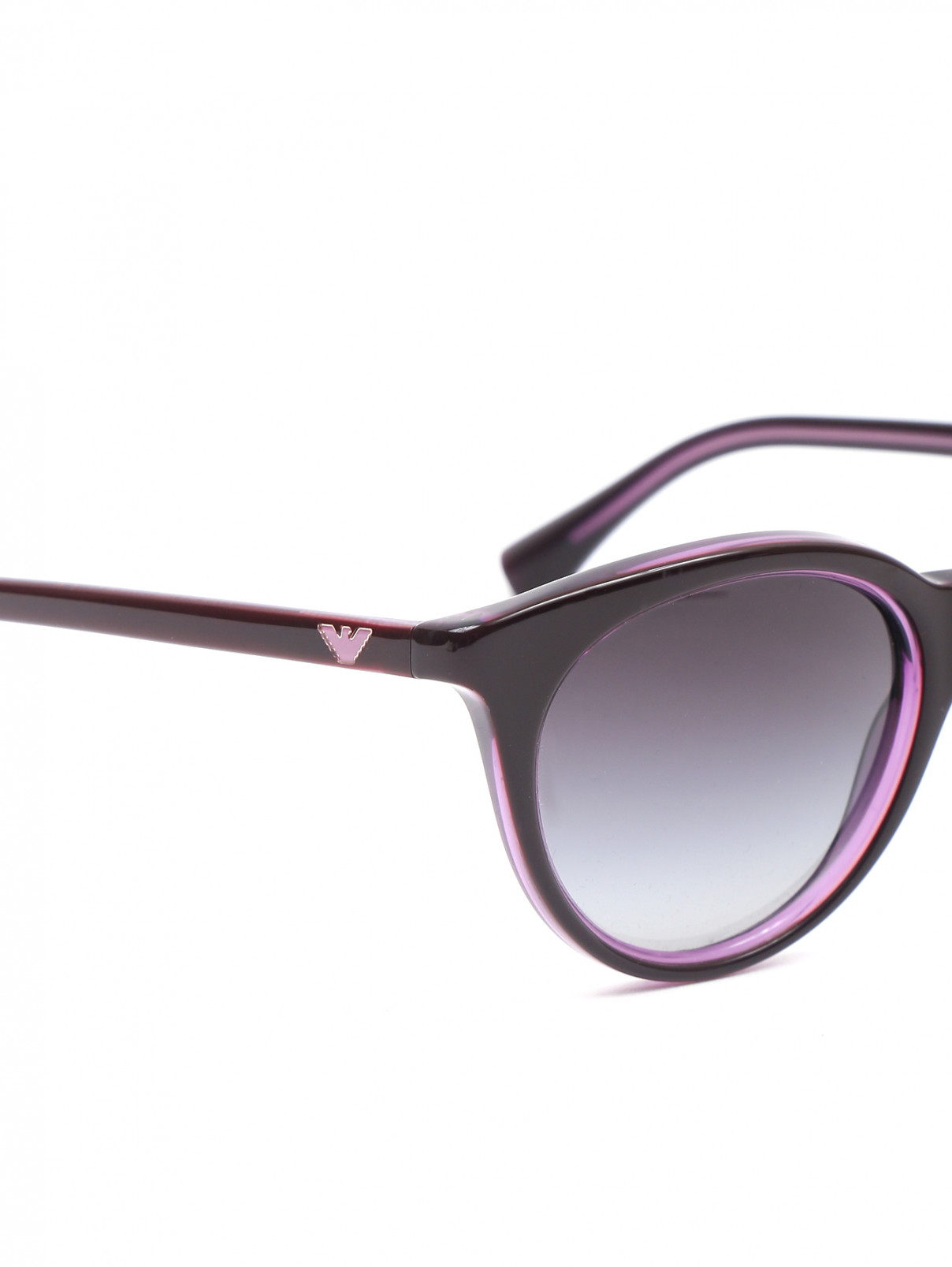 Очки солнцезащитные Emporio Armani  –  Деталь  – Цвет:  Фиолетовый