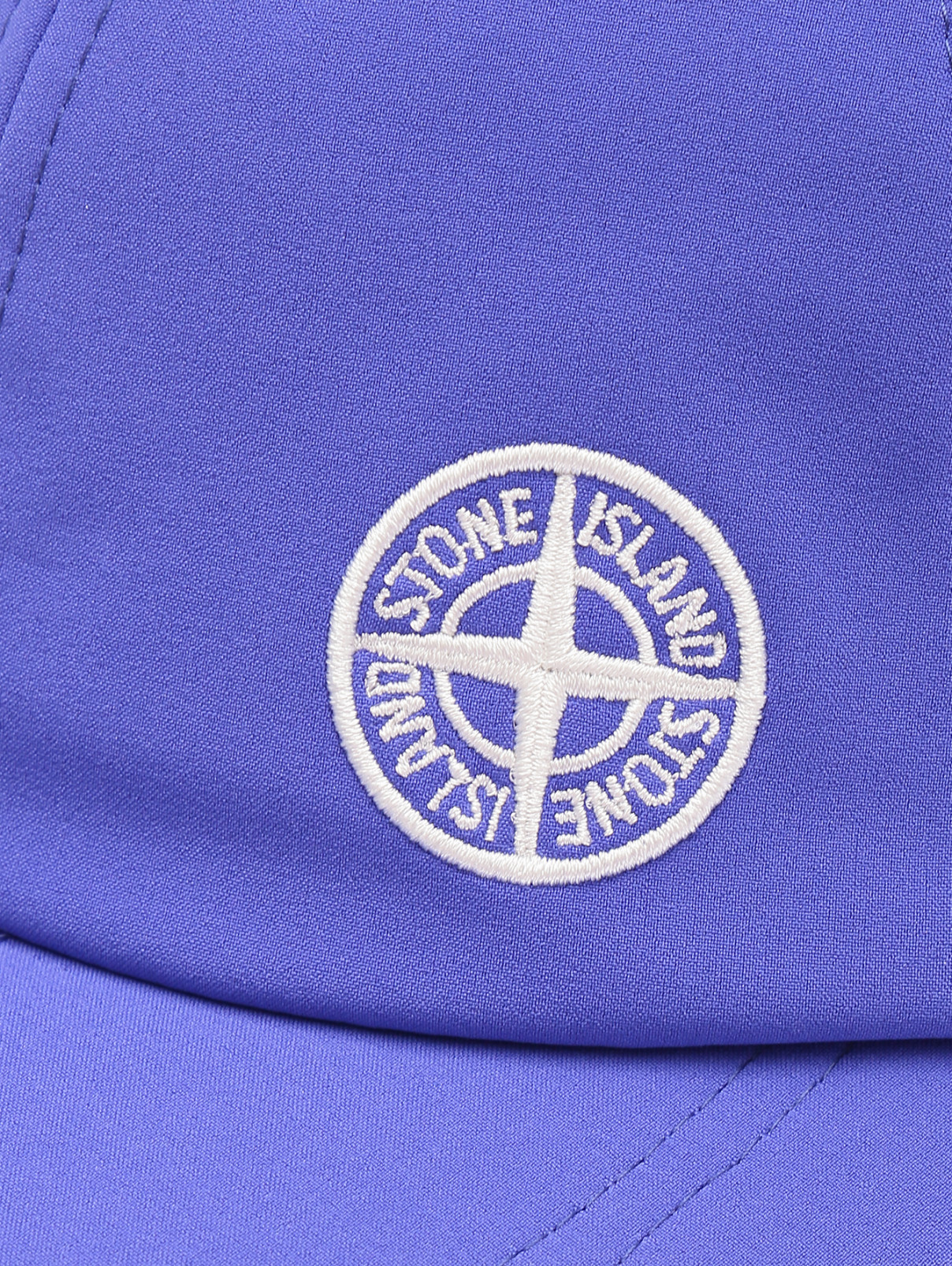 Бейсболка с вышивкой Stone Island  –  Деталь  – Цвет:  Синий