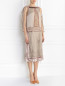 Платье-миди из шелка с декоративной отделкой Antonio Marras  –  Модель Верх-Низ