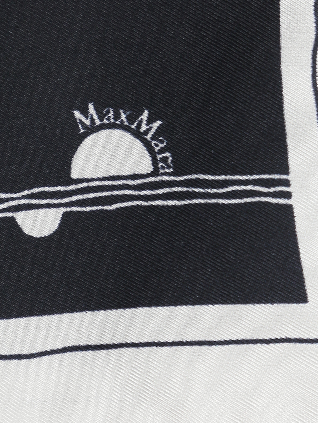 Платок на сумку из шелка с узором Max Mara  –  Деталь1  – Цвет:  Мультиколор
