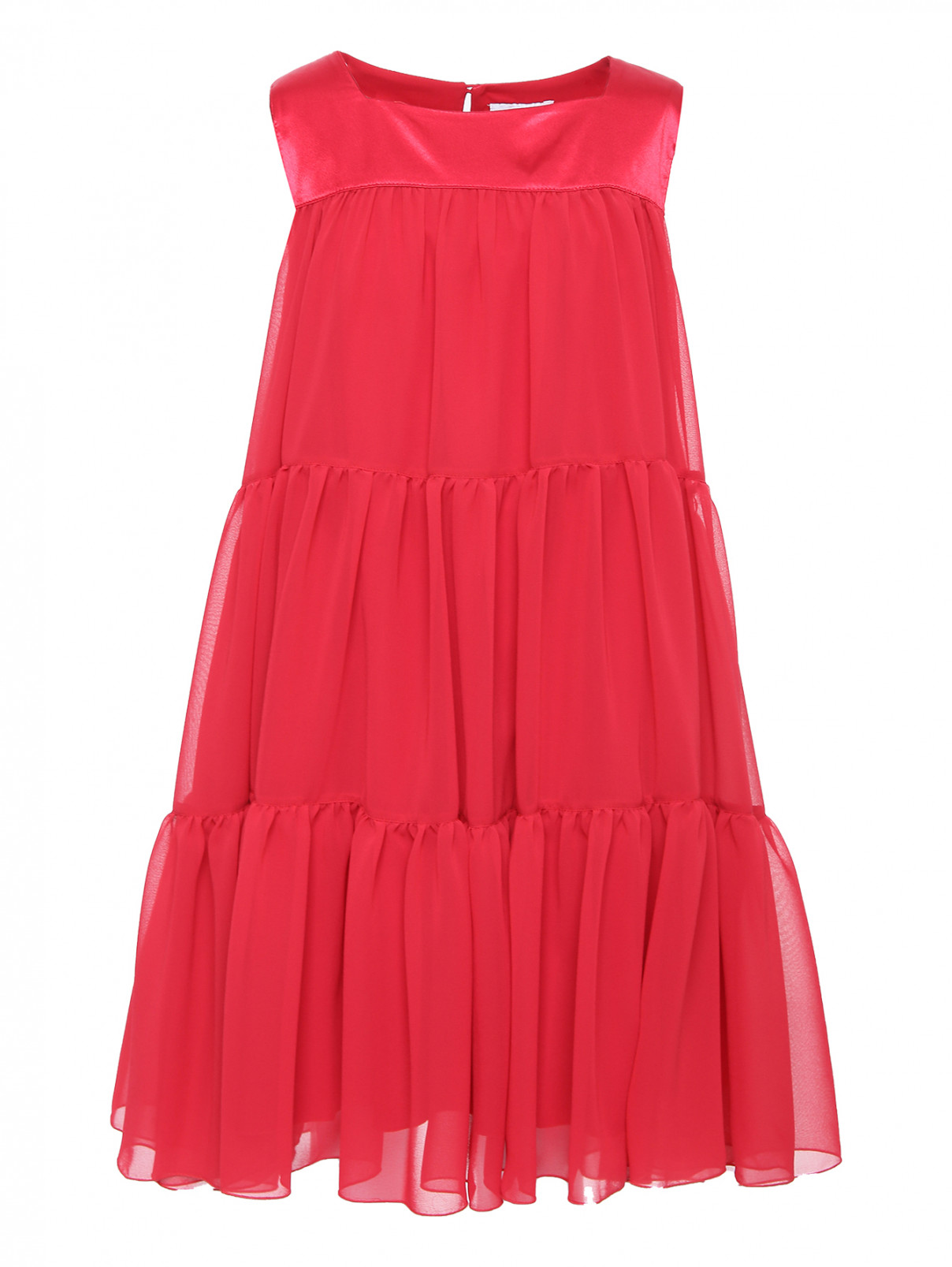 Платье без рукавов свободного кроя Aletta Couture  –  Общий вид  – Цвет:  Красный