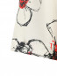 Блуза из шелка с цветочным узором Voyage by Marina Rinaldi  –  Деталь1