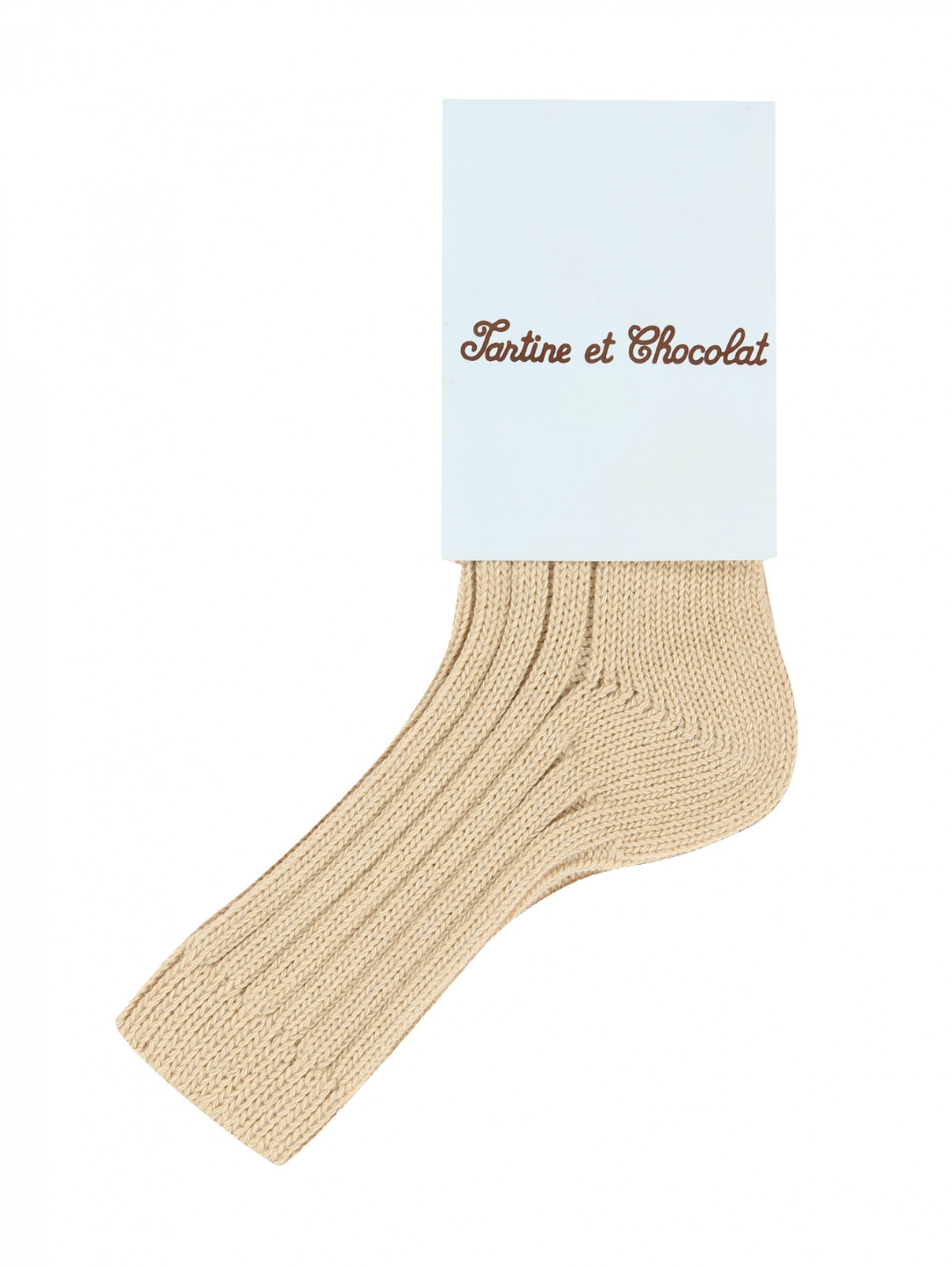 Носки из хлопка Tartine Et Chocolat  –  Общий вид  – Цвет:  Бежевый