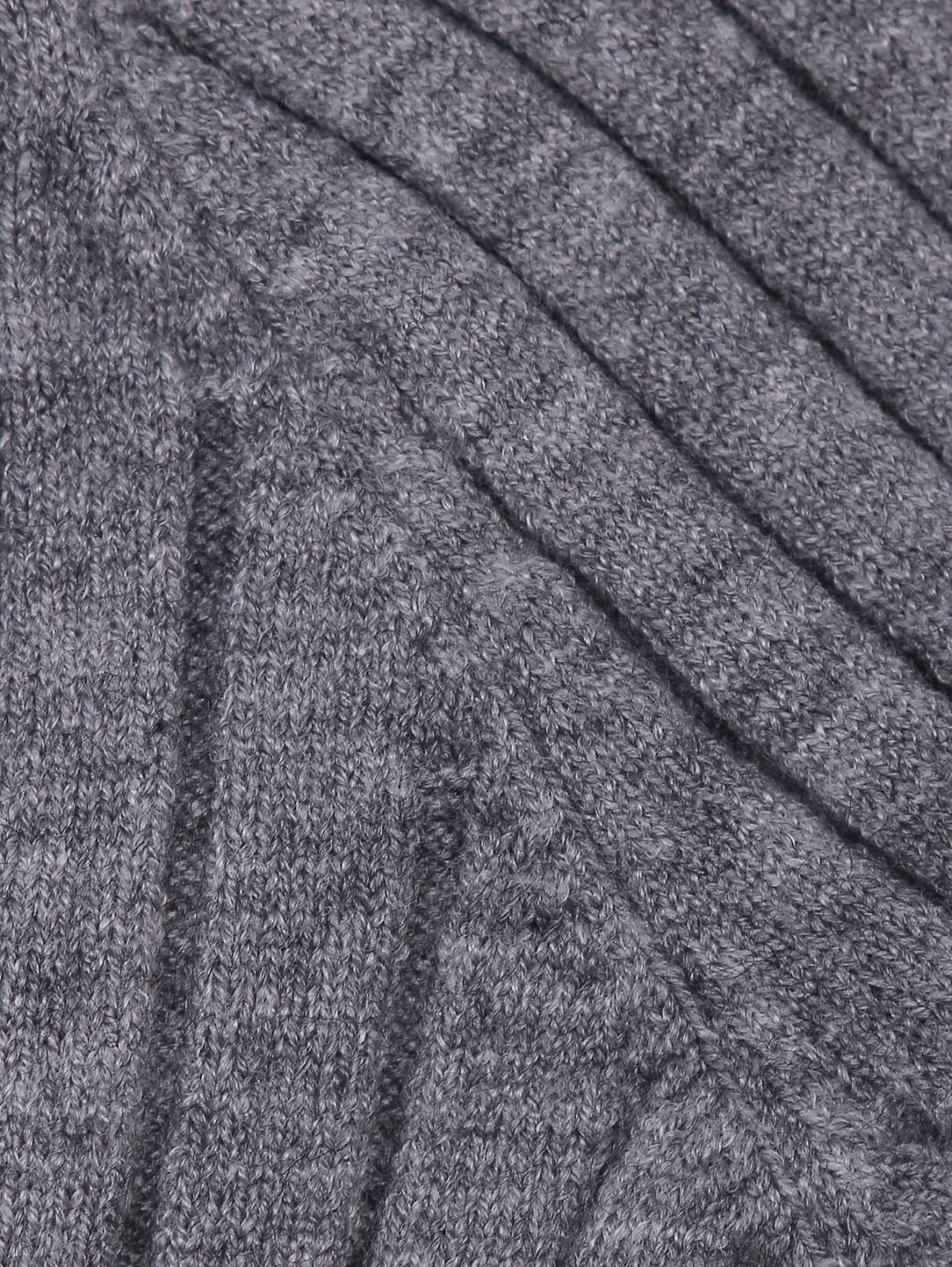 Водолазка однотонная Aletta Couture  –  Деталь1  – Цвет:  Серый
