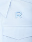 Рубашка из хлопка с накладными карманами Rochas  –  Деталь