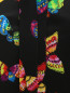 Блуза из шелка с узором Moschino Boutique  –  Деталь