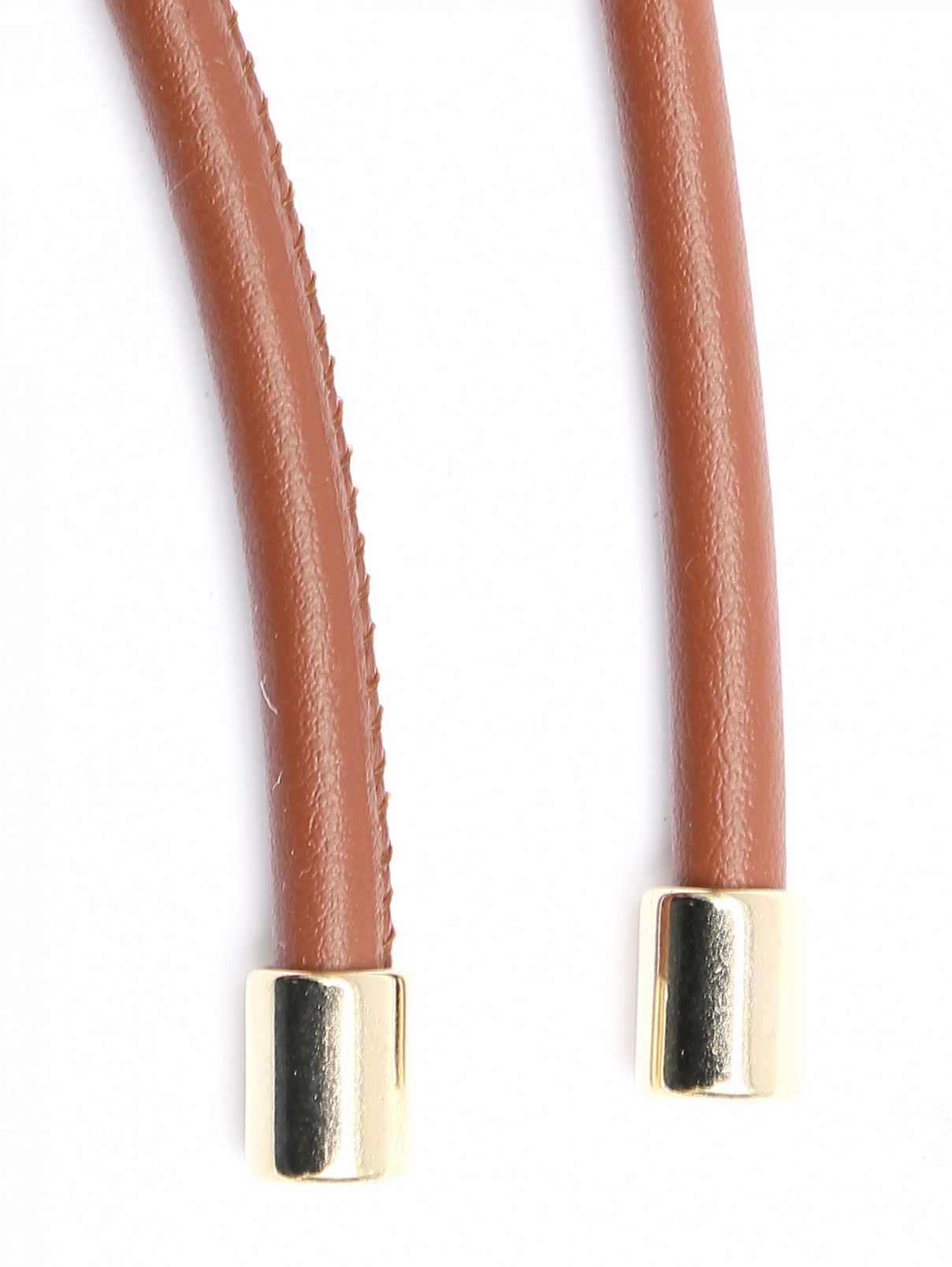 Ремень-шнурок из кожи Lorena Antoniazzi  –  Деталь  – Цвет:  Коричневый