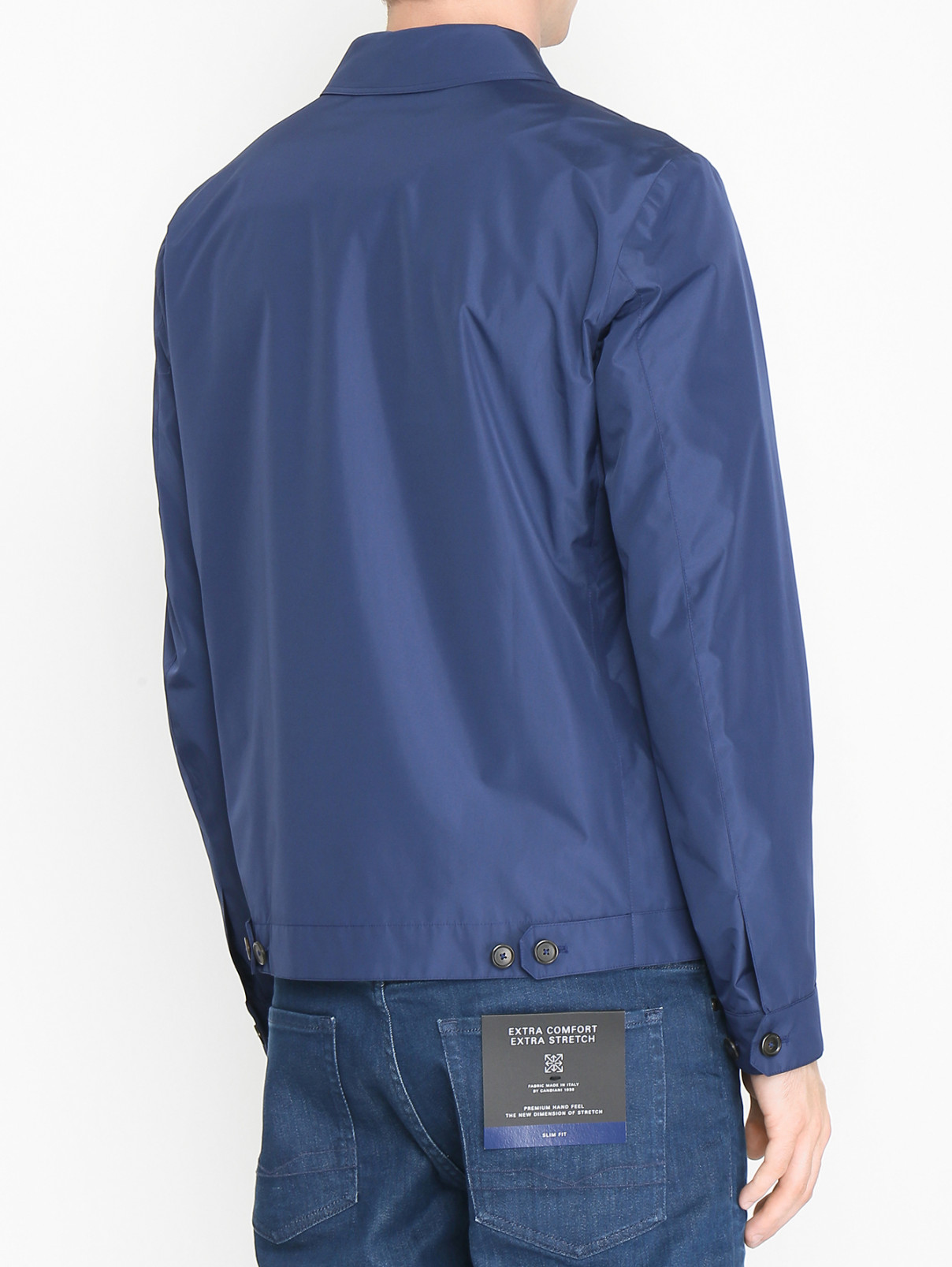 Однотонная куртка на молниии Pal Zileri  –  МодельВерхНиз1