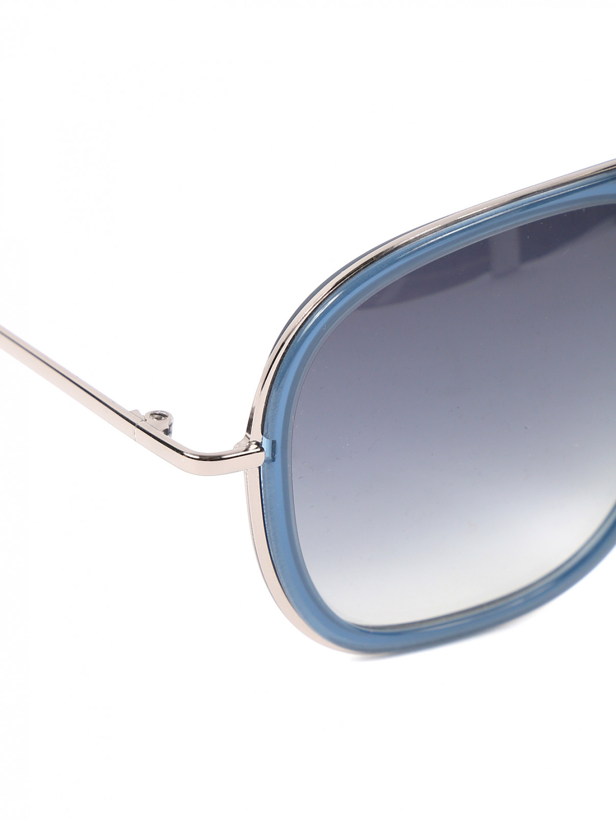 Солнцезащитные очки в оправе из пластика и металла Max Mara  –  Деталь  – Цвет:  Синий