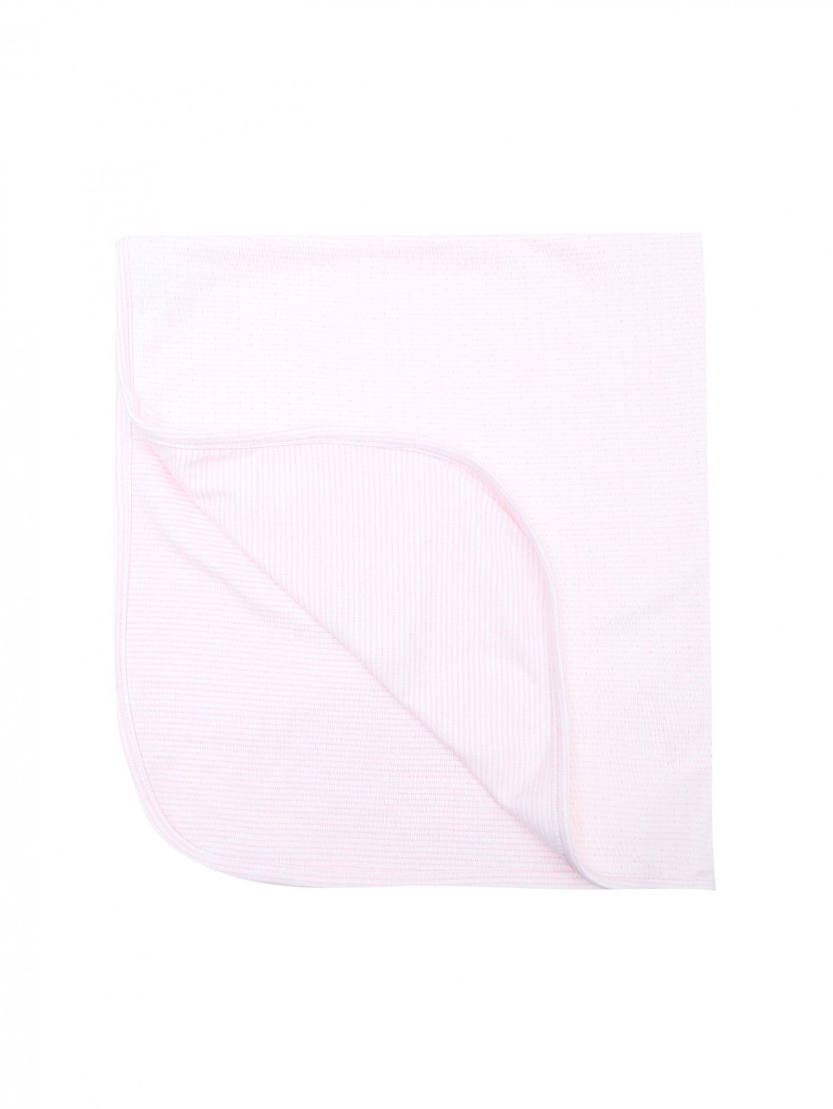 Пеленка из хлопка с узором Kissy Kissy  –  Общий вид  – Цвет:  Розовый