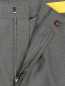 Укороченные брюки зауженного кроя с контрастной отделкой Jil Sander  –  Деталь1