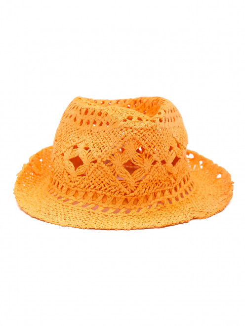 Шляпа ажурная из соломы Catya - Обтравка1
