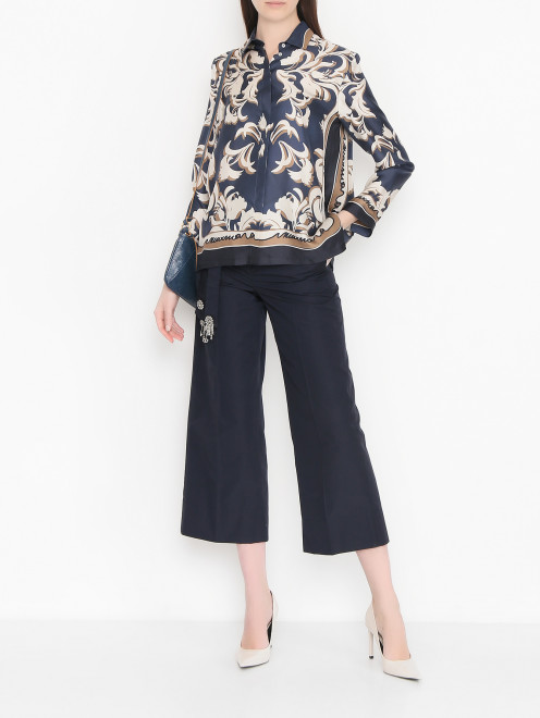 Брюки с декоративным поясом Max Mara - МодельОбщийВид