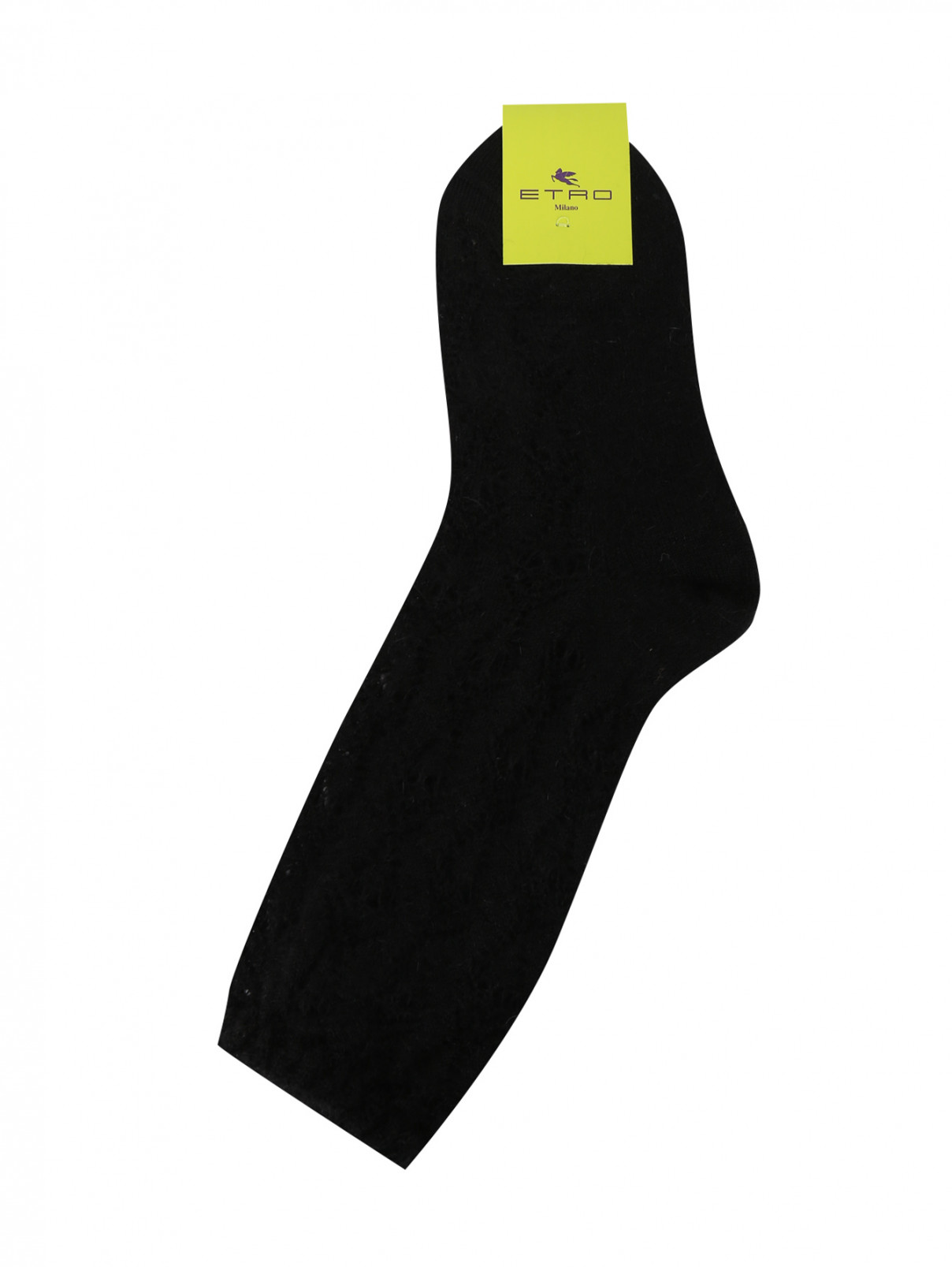 Носки ажурной вязки Etro  –  Общий вид  – Цвет:  Черный