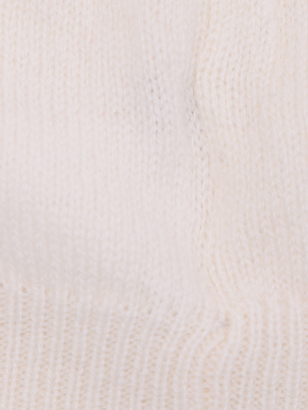 Шапка из кашемира с помпоном Tomax  –  Деталь1  – Цвет:  Белый