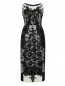 Платье-миди декорированное кружевом и пайетками Antonio Marras  –  Общий вид