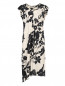 Платье-миди асимметричного кроя с цветочным узором Antonio Marras  –  Общий вид