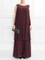 Платье многослойное из плиссированной ткани Marina Rinaldi  –  МодельОбщийВид