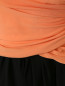 Платье из шелка с драпировкой Moschino  –  Деталь
