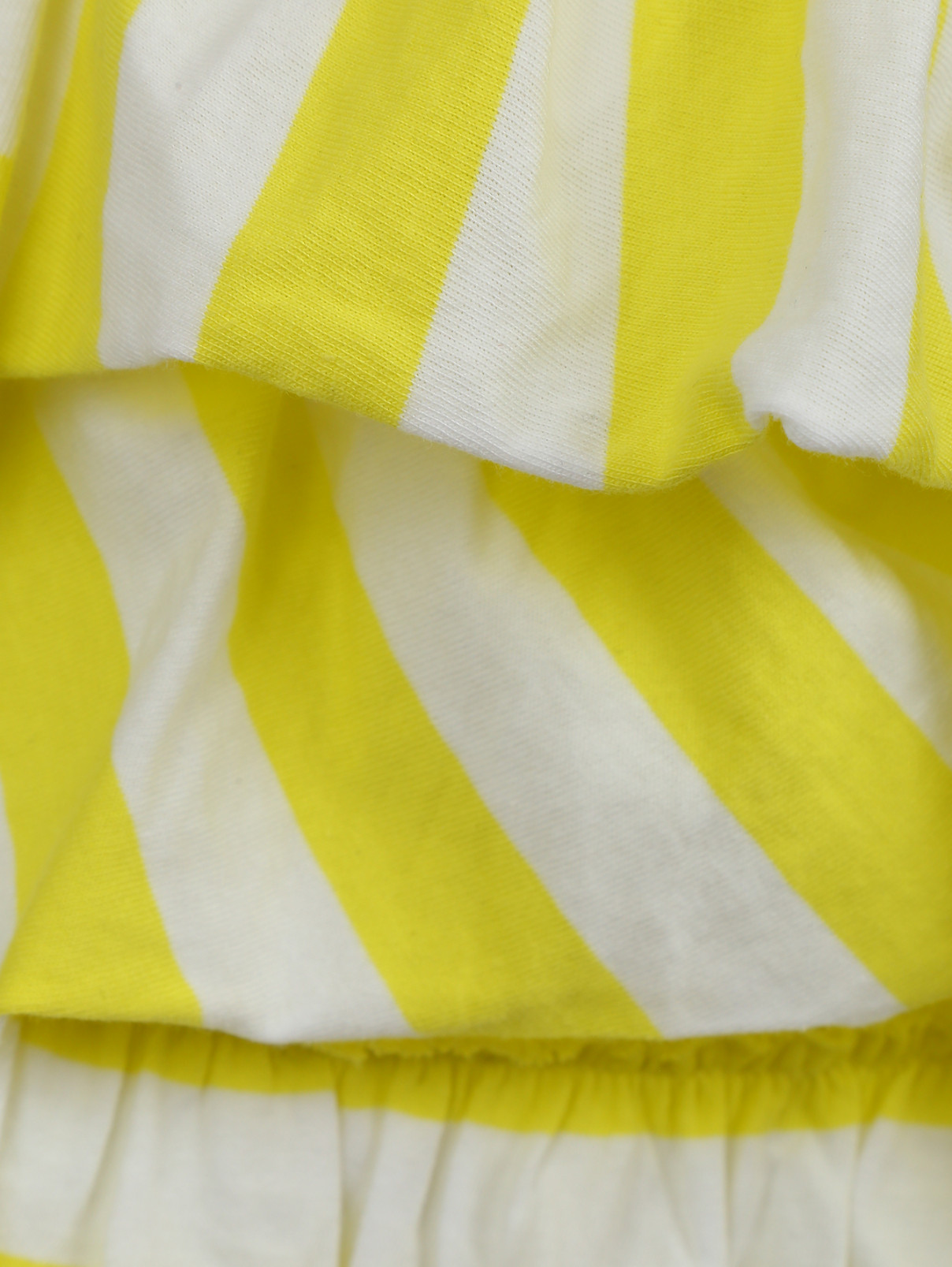 Юбка из хлопка с оборками Sonia Rykiel  –  Деталь1  – Цвет:  Желтый