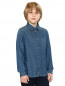 Рубашка из хлопка с узором Armani Junior  –  Модель Верх-Низ