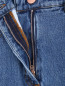 Джинсовая юбка-миди с "рваным эффектом" Moschino Boutique  –  Деталь
