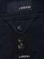Пиджак из льна и кашемира с накладными карманами LARDINI  –  Деталь