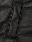 Стеганая куртка из эко-кожи Suncoo  –  Деталь