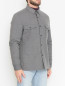 Куртка-рубашка с накладными карманами LARDINI  –  МодельВерхНиз