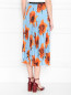 Плиссированная юбка с цветочным узором Paul Smith  –  МодельВерхНиз1