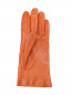 Перчатки из гладкой кожи с логотипом Moschino  –  Обтравка1