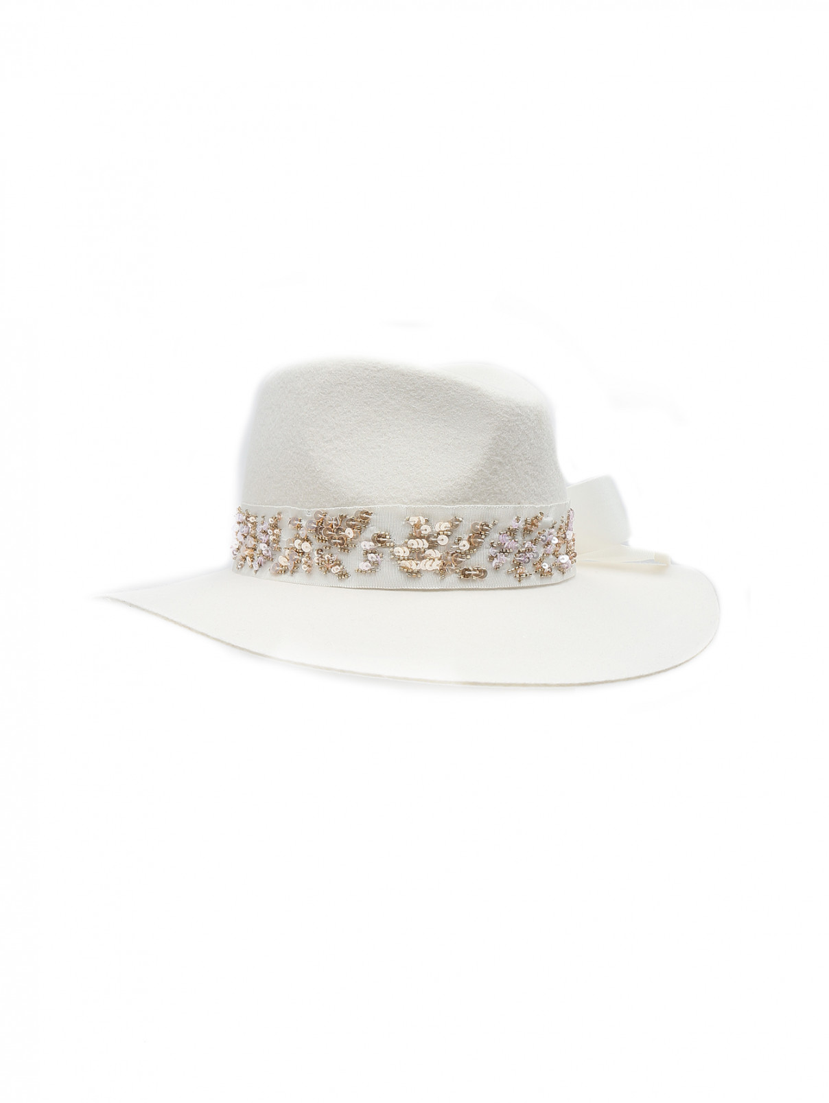Шляпа Lorena Antoniazzi  –  Общий вид  – Цвет:  Белый