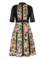 Платье из хлопка с цветочным узором Mary Katrantzou  –  Общий вид