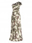Платье-макси из шелка с цветочным узором Giambattista Valli  –  Общий вид