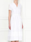 Платье-миди из льна с короткими рукавами Aspesi  –  МодельВерхНиз