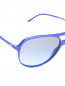 Солнцезащитные очки "авиатор" в пластиковой контрастной оправе Chanel  –  Деталь