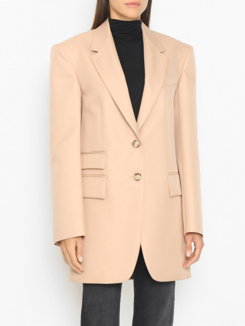 Однобортный жакет прямого кроя Sportmax - МодельВерхНиз