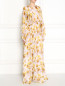 Платье-макси из шелка с цветочным узором Giambattista Valli  –  Модель Общий вид