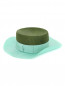 Шляпа из вискозы с контрастной отделкой MiMiSol  –  Общий вид