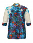 Блуза из хлопка с цветочным узором Marina Rinaldi  –  Общий вид