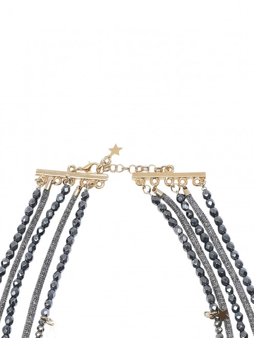 Многоярусное ожерелье с подвесками  - Деталь