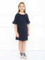 Платье трикотажное с оборками на рукавах Ralph Lauren  –  МодельВерхНиз