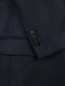 Пиджак из шерсти и шелка Emporio Armani  –  Деталь