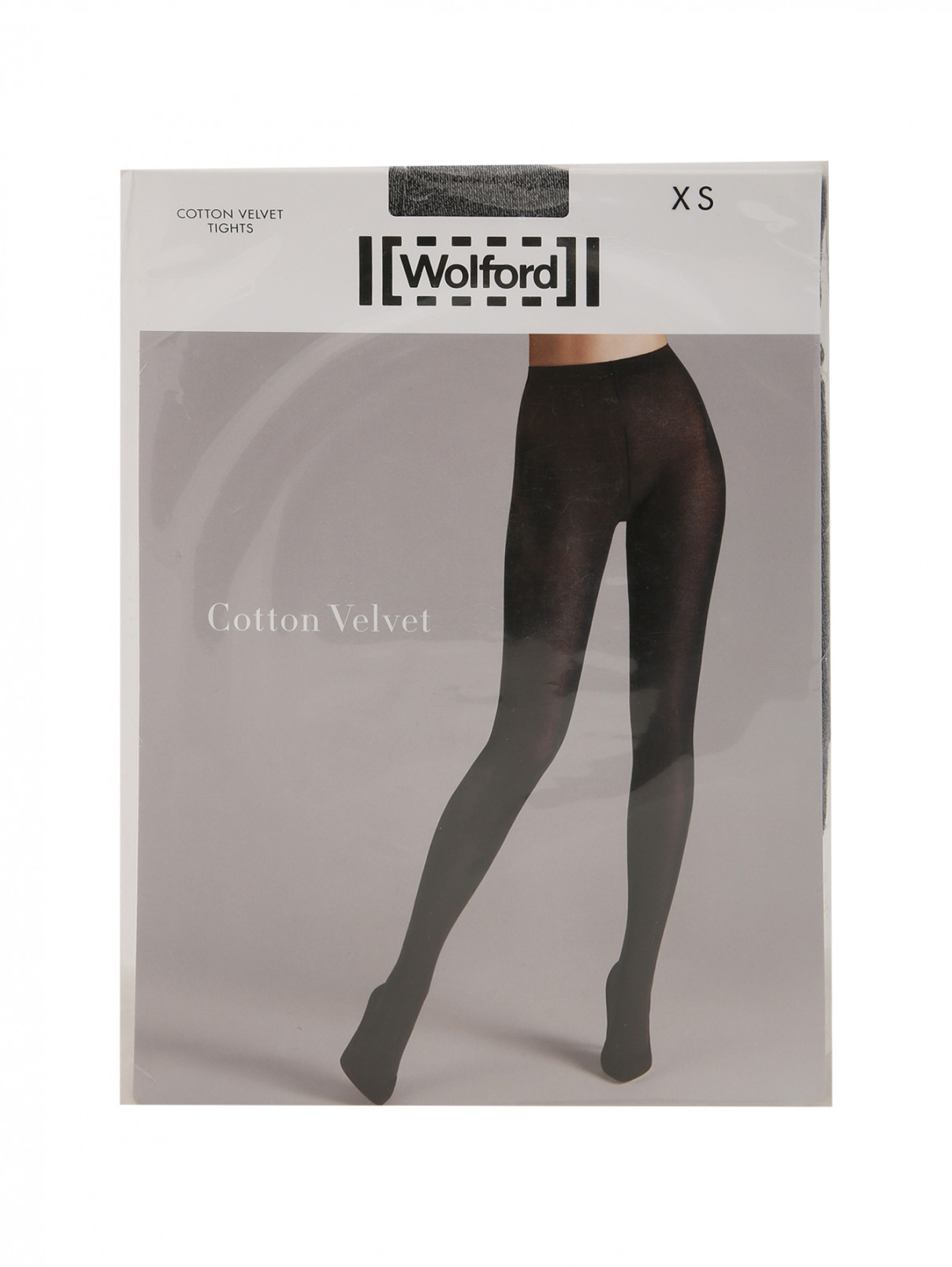 Однотонные колготки Wolford  –  Общий вид  – Цвет:  Серый
