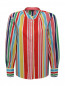 Рубашка из хлопка с узором "полоска" Tara Jarmon  –  Общий вид